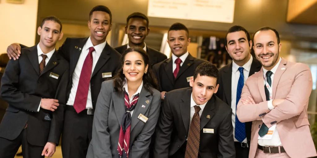 Students at hospitality institutes in Switzerland