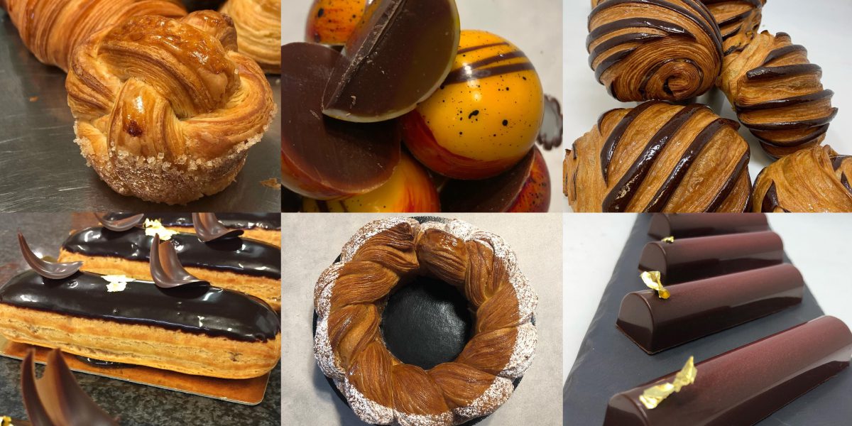 examples of pastries created in pastry arts course in switzerland