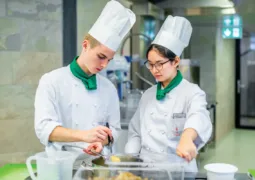 Culinary-Arts-Academy-Switzerland_students Studying for a bachelor's degree abroad in culinary arts in Switzerland